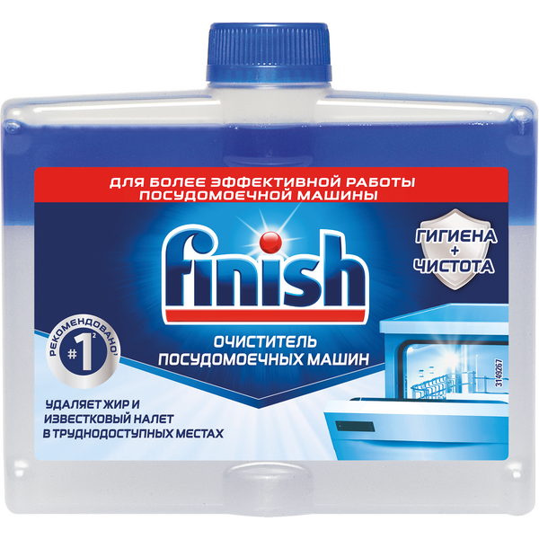 Чистящее средство для посудомоечных машин Finish, 250 мл
