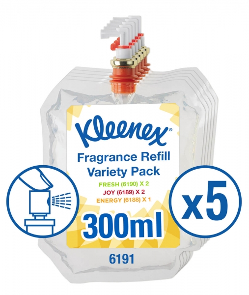 6191 Освежитель воздуха Kleenex Ассорти, 5 картриджей