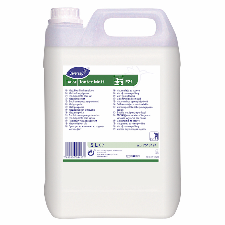 7513194 Защитная матовая эмульсия для водостойких полов TASKI Jontec Matt, 5 л
