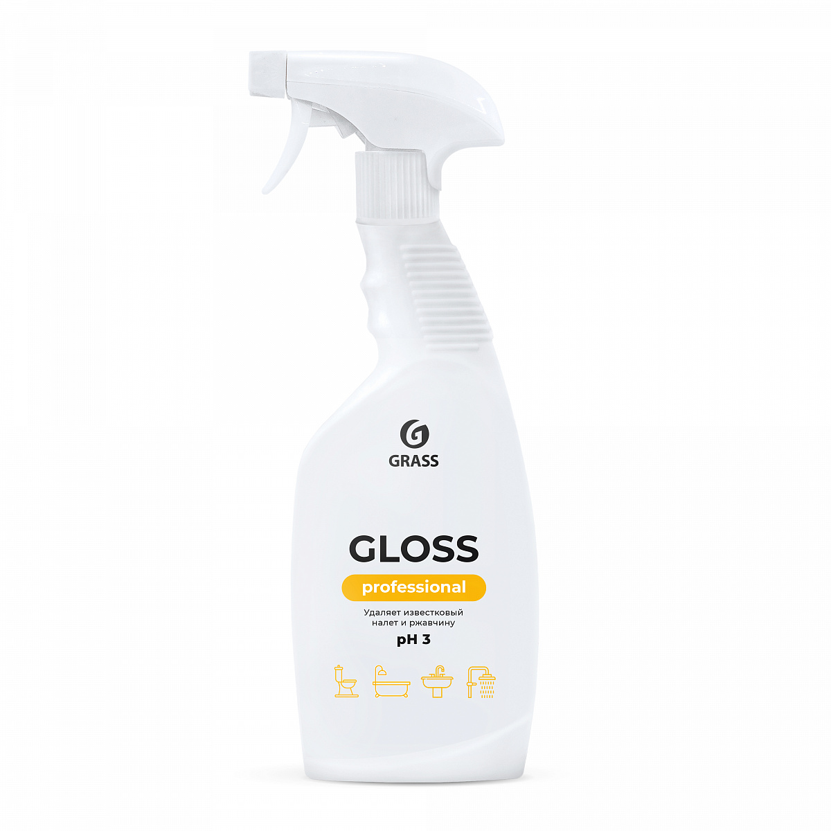 125533 Чистящее средство для санузлов Grass Gloss Professional, 600 мл