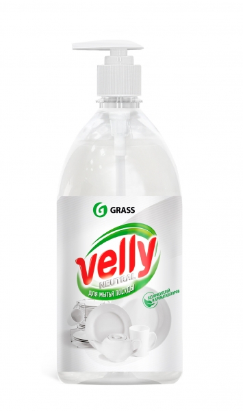 125434 Средство для мытья посуды Grass Velly Neutral, 1 л