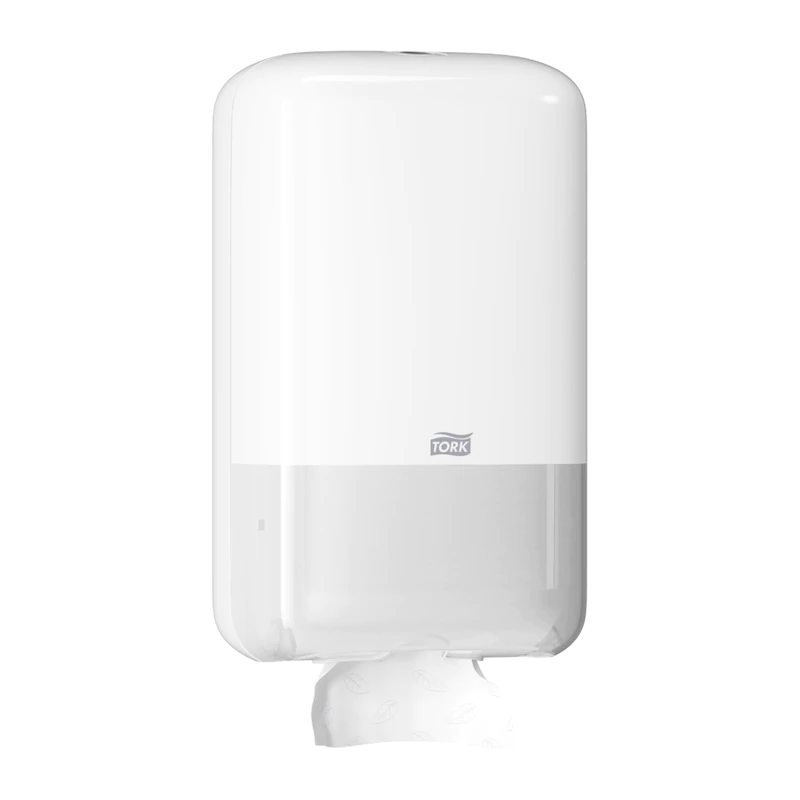 556000 Диспенсер Tork для листовой туалетной бумаги в пачках, белый