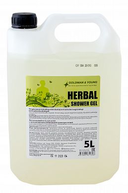 21101 Питательный гель для душа Herbal, 5 л
