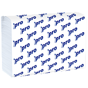 С366 Листовые бумажные полотенца PROtissue Premium двухслойные, Z-сложения, 20 пачек по 200 листов