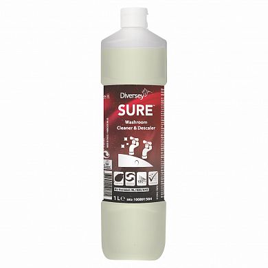 100891584 Моющее средство для удаления известковых отложений SURE Washroom Cleaner&Descaler, 1 л