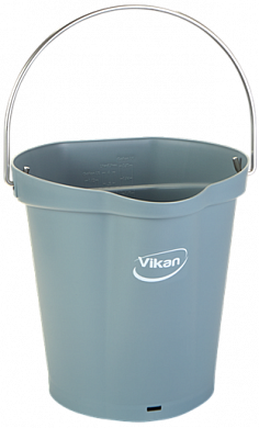 568888 Ведро Vikan серое, 6 л