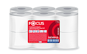 5036915 Туалетная бумага Focus Point в рулонах с центральной подачей двухслойная, 12 рулонов по 120 метров