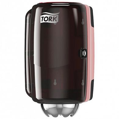 658008 Диспенсер Tork Performance для протирочных полотенец в рулонах с центральной вытяжкой, черный