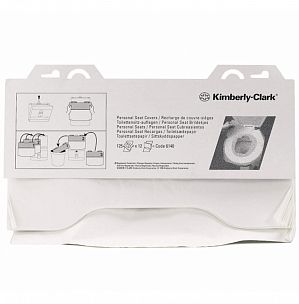 6140 Одноразовые покрытия Kimberly Clark на унитаз, 12 картриджей по 125 листов