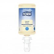 424011 Нейтрализующее запах жидкое мыло Tork для рук, 6 картриджей по 1 литру